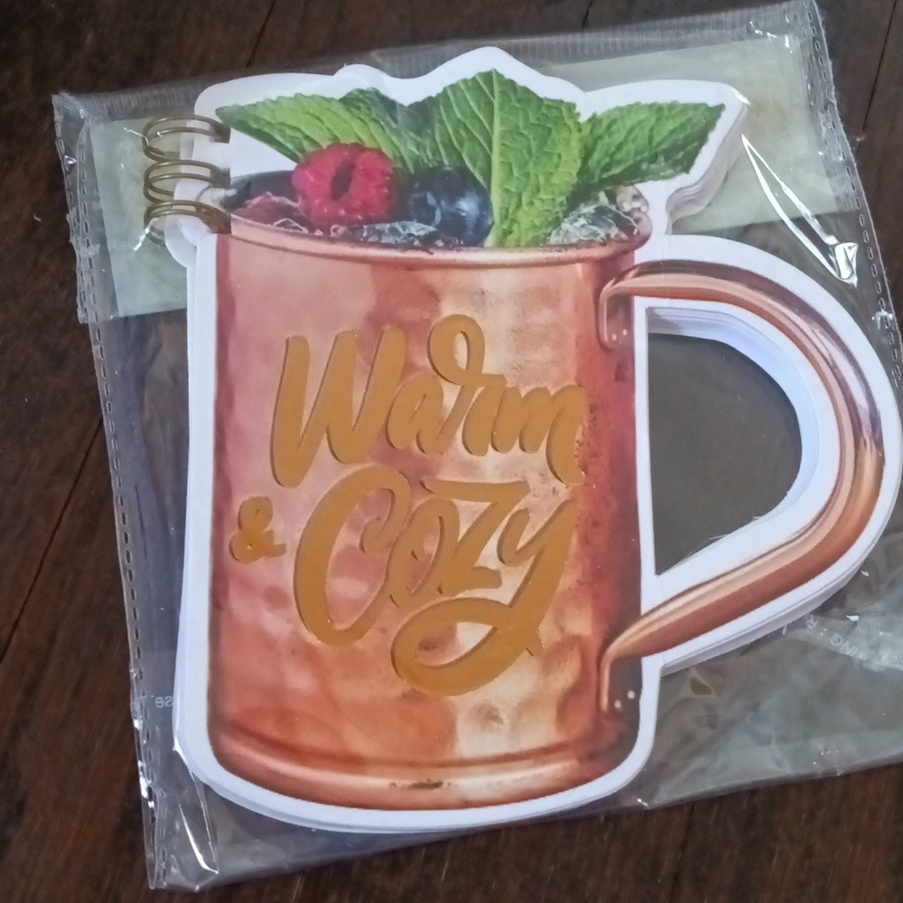 NWT Moscow Mule Copper Mug Tiny Bar Keepers notepad